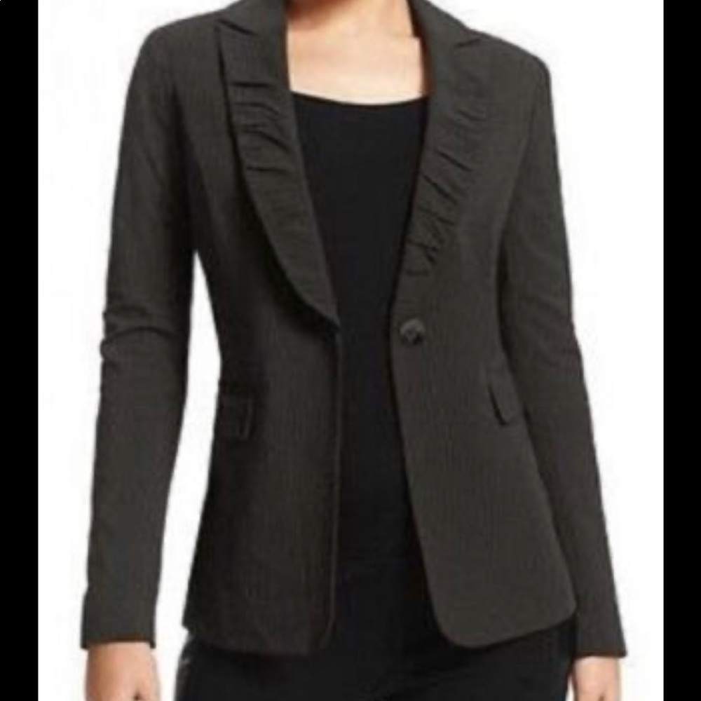 CAbi Pinstripe blazer Black Size 2
